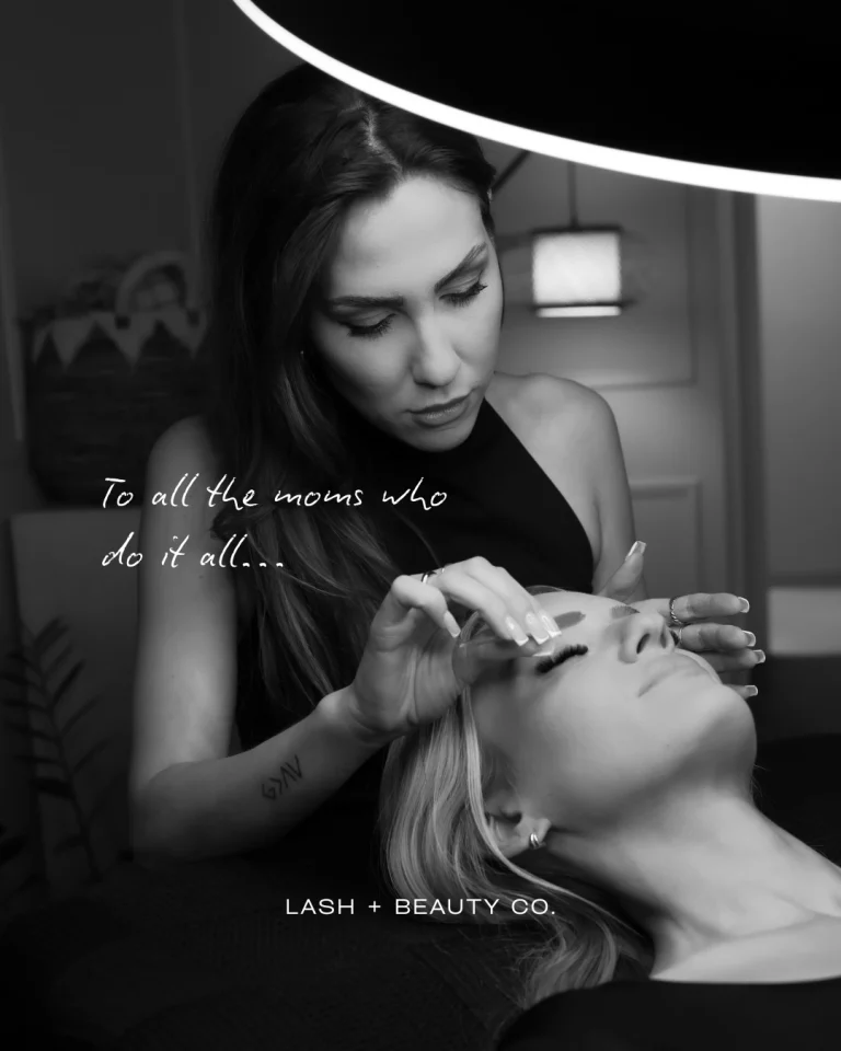 Instagram post from lashandbeautco. This post is in position 0.